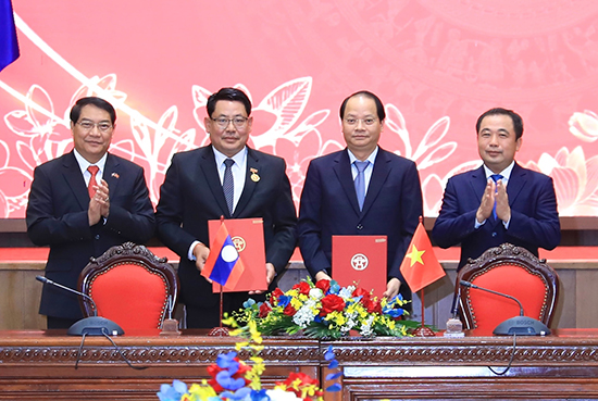 Hà Nội - Viêng Chăn tăng cường hợp tác, thúc đẩy triển khai Thỏa thuận 2026-2030