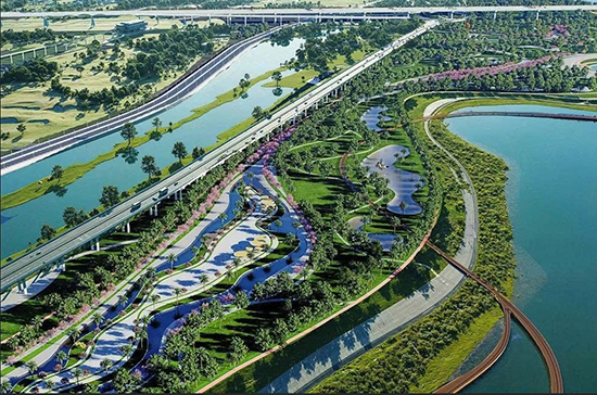 Tổng quan quy mô, tái định cư dự án Trục Đại lộ cảnh quan sông Hồng