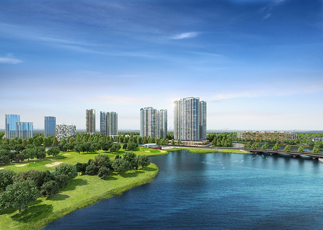 Đông Hà Nội có khu đô thị sở hữu thiết kế cảnh quan đẹp nhất thế giới