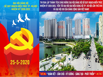 Cán bộ công chức, người lao động Sở Quy hoạch-Kiến trúc Hà Nội: Thi đua lập thành tích chào mừng Đại hội lần thứ XVII Đảng bộ thành phố Hà Nội sẽ diễn ra từ ngày 11 đến 13/10/2020