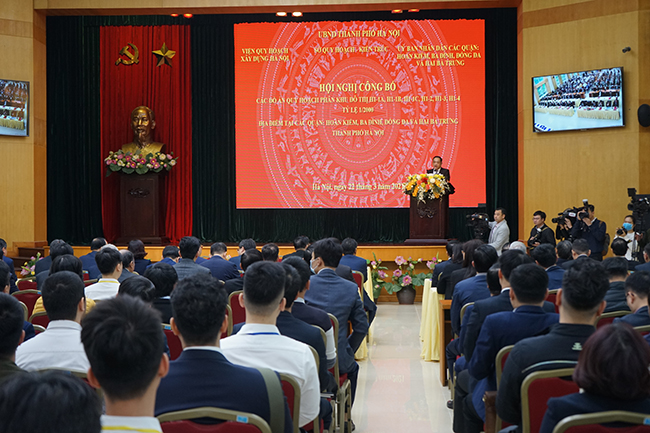 Hội nghị công bố các đồ án quy hoạch phân khu đô thị H1-1A, H1-1B, H1-1C, H1-2, H1-3, H1-4 tỷ lệ 1/2000